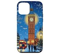 Estuche de Navidad de Londres BigBen Regalo de Escena de Carcasa para iPhone 12 Mini