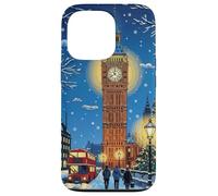 Estuche de Navidad de Londres BigBen Regalo de Escena de Carcasa para iPhone 13 Pro