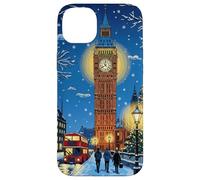 Estuche de Navidad de Londres BigBen Regalo de Escena de Carcasa para iPhone 14 Plus