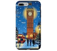 Estuche de Navidad de Londres BigBen Regalo de Escena de Carcasa para iPhone 7 Plus/8 Plus