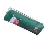 Estuche de Navidad - Estuche de Navidad, estuche de Navidad | Lindo neceser de maquillaje con cremallera, gran bolsa de Navidad, bolsa de papelería duradera para el hogar, escuela, viajes, Elk Girl