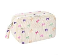 Estuche de pana diario que combina atractivo táctil con funcionalidad fiable para estudiantes, profesores, artistas y usuarios de oficina por igual (lazo de color)