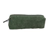 Estuche de pana, estuche retro, estuche de papelería vintage de gran capacidad, estuche multiusos, estuche portátil para viajes, trabajo, escuela, Verde, Fare riferimento alla descrizione, Consulte la