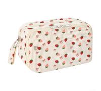 Estuche de pana resistente diseñado para un manejo y transporte frecuentes mientras mantiene la integridad de la forma y la fiabilidad del cierre con el tiempo (lazo rosa (fresa)