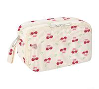 Estuche de pana resistente diseñado para un manejo y transporte frecuentes mientras mantiene la integridad de la forma y la fiabilidad del cierre con el tiempo (lazo rosa (The of love)