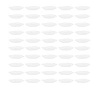 Estuche de papel para freidora desechable Bandejas para hornear de aceite antiadherente para cocina restaurante camping barbacoa 50 piezas de papel de aceite de silicona de doble cara (blanco grande