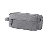 Estuche de papelería de Doble Capa con Compartimentos Organizador de bolígrafos de Gran Capacidad, Material Escolar estético para niños y niñas, Gris, riferimento Alla descrizione, Consulte la