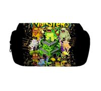 Estuche de papelería de moda My Singing Monsters para niñas y niños, regalo para estudiantes, diseño de caricaturas, gran capacidad, bolsa para bolígrafos de vuelta a la escuela, P, 21 x 10 x 7.5 cm