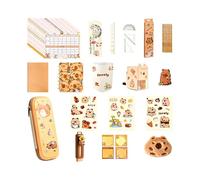 Estuche de papelería genérico | Kit escolar tema Capybara,Estuche de papelería Adorable para escribir | para, niñas, adolescentes, hijos, familia, guardería, cumpleaños, Navidad, año nuevo