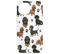 Estuche de perro salchicha, regalo divertido para los amantes de los perros lindos Carcasa para iPhone 15