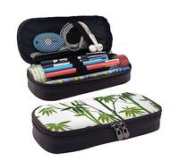 Estuche de piel con estampado de cerebro izquierdo y derecho para la escuela, universidad, estuches para lápices, oficina, organizador para niña y niño A, color, 5.0cm*10.5cm*20.5cm, Estuche para lápices