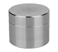 Estuche de píldoras diario portátil - Estuche de pastilla de acero inoxidable, cajas de almacenamiento grandes herméticas | Caja de píldoras personal para personas mayores, amantes del fitness y