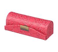 Estuche de Pintalabios Portátil Tamaño Viaje para Mujer 9 CM | Bolso o Clutch, Ligero y Decorativo, Evita Deformación y Rodadura, Color Rosy