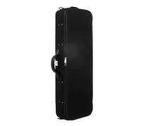 Estuche de protección para violín para instrumentos, tamaño 4/4, con sujeción para el cuello y ranuras para arcos, para uso al aire libre, estuche de viaje