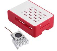 Estuche de Refrigeración Rojo- para Raspberry Pi 5 para el Enfriador Activo Oficial