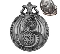 Estuche De Reloj De Bolsillo Vintage - Caja De Reloj De Bolsillo En Relieve | Almacenamiento De Pantalla De Reloj De Bolsillo Práctico, Juego Loco De Juegos De Roles Accesorios Para Hombre Y Mujer