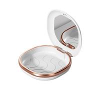 Estuche de retención portátil para prótesis dental, funda protectora bucal con alineador de dientes Mirrour, funda protectora bucal, fácil de usar, regalos