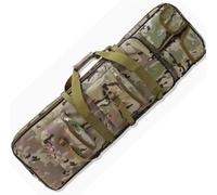 Estuche de Rifle Doble Largo, Mochila de Rifle Suave, 32/37/46 Pulgadas Carabina Bolsa para Caña De Pescar Mochila, para 2 Rifles y Pistolas(CP,46in/118cm)