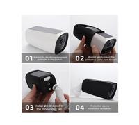 Estuche de Silicona de Fácil Instalación para Cámara de Vigilancia, Funda Protectora Compatible con para Security para EufyCam S330