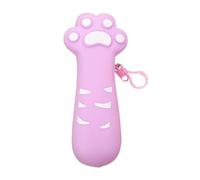 Estuche de silicona para lápices de dibujos animados, gran capacidad, con cremallera, para niños, niñas y niños
