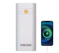 Estuche de Solución de Batería - Estuche de Carga Móvil, Carcasa de Protección con Bloqueo | Función Anti-Inversión Combinada Hub de Carga de Batería, Carcasa de Batería Externa de Concepto