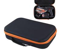 Estuche de taladro - Organizador de almacenamiento grande portátil a prueba de golpes | Caja organizadora de herramientas, estuche de transporte duro - para exteriores, hogar, viajes, mecánico