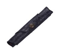 Estuche de tela para pluma estilográfica, funda individual para estuche de cuero con estampado en relieve de estilo retro, protección de alta