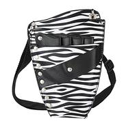 Estuche de tijeras, funda de tijeras de peluquero Salón de cuero de PU Peluquería de peluquería Estuche de tijeras Estuche de kit de tijeras Bolso de tijera con cinturón de hombro(01 #)