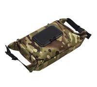 Estuche de toallitas de viaje Dispensador de toallitas de lona impermeable Contenedor de 9, 8 x 5, 3 x 3, 5 pulgadas con tapa a presión y cierre enrollable con cremallera Porta colgante por.