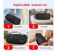 Estuche de transporte a prueba de golpes para Portal. Bolsa de almacenamiento protectora portátil con compartimentos para accesorios.