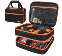 Estuche de transporte compatible para Klein Tools ET310 AC Circuit Breaker Finder & RT250 GFCI Outlet Tester & Kit de prueba eléctrica, probador de circuito organizador de almacenamiento adecuado