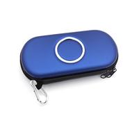 Estuche de transporte de EVA azul para Sony PSP 1000, 2000 y 3000. Maletín de almacenamiento rígido y protector