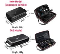 Estuche de transporte grande para GoPro Max Hero11 10 9 8 7 6 5 4 3, Osmo Pocket Action, Insta360One R, rígido