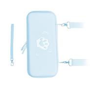 Estuche de Transporte para Bolsa Rígida Portátil para Juegos, Funda Protectora de Cuero PU, Accesorios para Consola de Juegos (Blue)