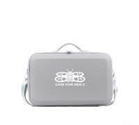 Estuche de transporte para DJI NEO2 Impermeable PU Cuero duro Shell Caja de almacenamiento a prueba de golpes con correa ajustable Negro (gris)