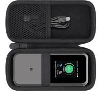 Estuche de Transporte para ZTE MU5120, Funda Protectora con Compartimento para Cable USB, Compatible con Router móvil 5G y Hotspot Wi-Fi MU5120 (Negro)