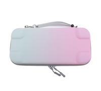Estuche de Transporte Portátil de Carcasa Dura para la Versión 2 2025, Amplia Bolsa de Almacenamiento con Bolsillos para Tarjetas de Juego para Viajeros (Rosa Verde)