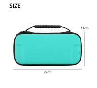 Estuche de transporte portátil para viajes, compatible con Nintendo Switch Lite, cubierta protectora rígida de cuero PU a prueba de golpes,