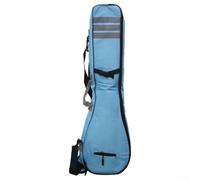 Estuche de tres secciones para remo de kayak con cierre de hebilla y bolsillos con cremallera para transporte y almacenamiento de remo de canoa (azul oscuro)