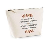 Estuche de un nanou también genial | Bolsa de aseo de maquillaje Idea Bolsa de regalo