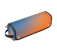 Estuche de viaje 2 en 1 para rizador con alfombrilla extraíble resistente al calor, funda de transporte de doble capa para planchas planas, alisadores, rizadores, bolsa de viaje Sky Fire para mujer