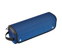 Estuche de viaje 2 en 1 para rizador con alfombrilla resistente al calor, bolsa de almacenamiento para planchas planas, alisadores, rizadores, profundidades oceánicas, artículos esenciales de viaje