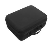 Estuche de Viaje Asa Negra Portátil para Secador de Pelo | Protección EVA y Tela Oxford, Cremallera Flexible, Viajes y Hotel, para Cepillo Térmico y Cosméticos