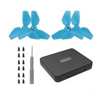 Estuche de viaje compacto para hélices y herramientas DJI Neo (azul) | Capacidad para 4 hélices más tornillos, forro EVA que absorbe los golpes, preciso para ajuste del molde, evita daños