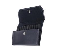 Estuche de viaje con cierre para pluma estilográfica, organizador de lápices resistente a los arañazos