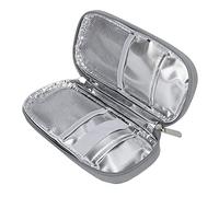 Estuche de Viaje con Enfriador de Insulina Portátil, Bolsa de Enfriamiento de Almacenamiento para Organizador de Diabetes para Pluma de Insulina Y Suministros para Diabéticos de Medicamentos,(Azul)