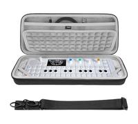 Estuche de Viaje de Concha Dura Geekria Compatible con Teenage Engineering OP-1 Field/OP-1/ OP-XY Sintetizador portátil, Bolsa de Transporte para Sampler de Audio (Gris Oscuro)