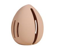 Estuche de viaje de silicona para mezclador de maquillaje, soporte de esponja de belleza ventilado, organizador de almacenamiento a prueba de polvo para almohadillas de algodón y polvo,