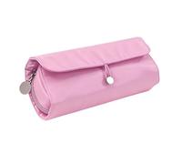 Estuche de viaje para brochas de maquillaje, plegable para cosméticos, de almacenamiento de brochas de maquillaje, para vacaciones, hogar, escuela, dormitorio, estudio, reunión social