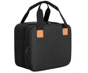 Estuche de viaje para Canon para impresora SELPHY CP1500 CP1300 CP1200 con organizador para accesorios, adaptador de corriente, negro